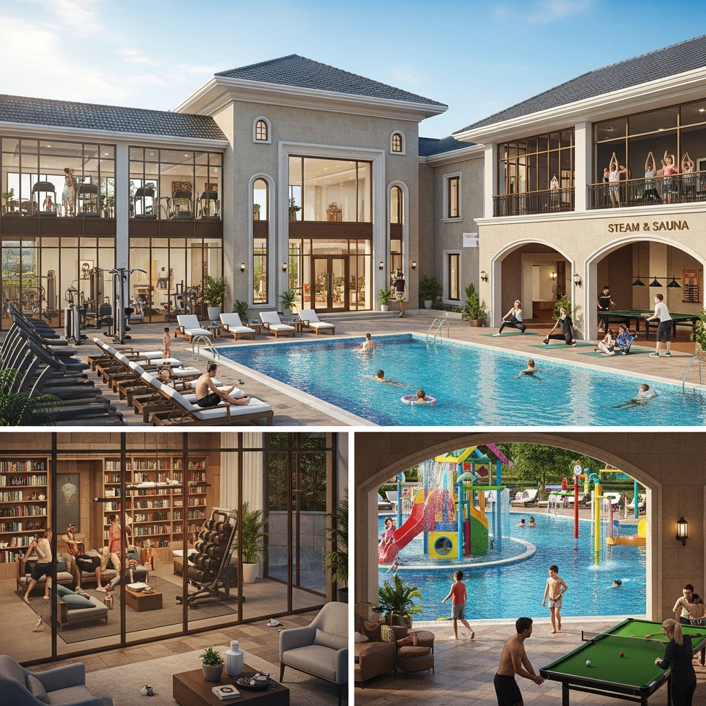 Clubhouse and Swimming Pool at Puraniks Premiere